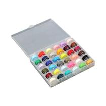 Conjunto de Linha de Costura 36 Cores - Alta Qualidade com Bobinas