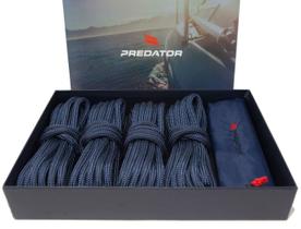 Conjunto de linha de doca de nylon Cargo Strap Predator 3/8" x 4,5 m