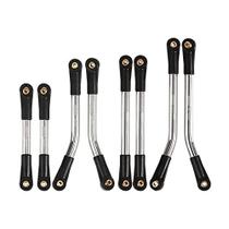 Conjunto de Links INJORA de Alta Folga em Aço Inoxidável para SCX24 C10 Conjunto de Links INJORA de Alta Folga em Aço Inoxidável para SCX24 C10