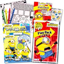 Conjunto de Livro de Colorir Despicable Me Minions com Tinta Mágica