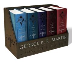 Conjunto de livros da série Bantam Song of Ice and Fire, pacote com 5