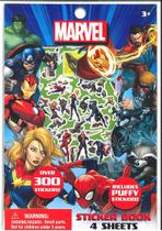 Conjunto de livros de adesivos Marvel Avengers com mais de 300 adesivos fofos Conjunto de livros de adesivos Marvel Avengers com mais de 300 adesivos fofos