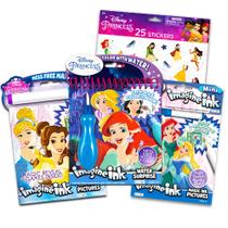 Conjunto de livros de atividades Disney Princess Imagine Ink 3 Books