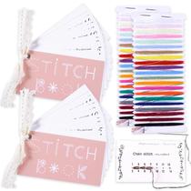 Conjunto de livros de costura e kit de costura, pacote com 2 unidades FUSTARKY Mini Travel