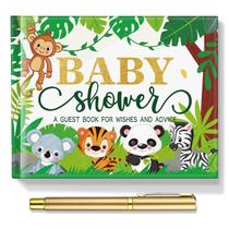 Conjunto de livros de visitas para chá de bebê Fuyoooo Jungle Safari 27 unidades