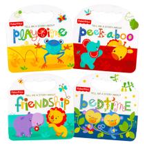 Conjunto de livros Fisher-Price My First Books Baby Toddler, conjunto de 4