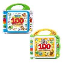 Conjunto de livros LeapFrog 100 palavras e 100 animais com mais de 18 meses Conjunto de livros LeapFrog 100 palavras e 100 animais com mais de 18 meses