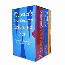 Conjunto de livros Novo conjunto de mesa de 3 livros Essential Reference da Webster Conjunto de livros Novo conjunto de mesa de 3 livros Essential Reference da Webster