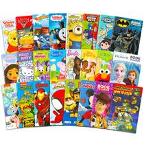 Conjunto de livros para colorir Bendon, pacote com 24 crianças de 2 a 8 anos, com Disney