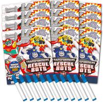 Conjunto de livros para colorir Bendon Transformers Rescue Bots, pacote com 12 Conjunto de livros para colorir Bendon Transformers Rescue Bots, pacote com 12
