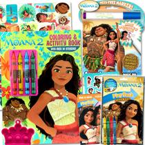 Conjunto de livros para colorir e atividades Disney Moana 2 Bendon