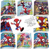 Conjunto de livros para colorir Hbavfihnbg Spidey and His Amazing Friends