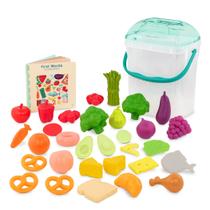 Conjunto de Livros Pretend Play Food & Board B. toys Foodie Fun - Para Crianças a partir de 2 anos