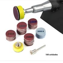 Conjunto De Lixa De 1 Polegada E 100 Peças Para Ferramentas Dremel SOMENTE Disco De Lixa De 25 Mm