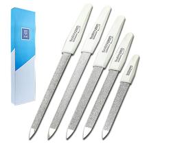 Conjunto de lixa de unhas SMI Solingen Alemanha Sapphire Metal 5 unidades