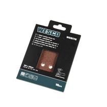 Conjunto De Lixas Com Folhas De 1/4 Wesco WS9776 Gramatura 60/80/120/180/240 Contém 10 Peças