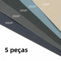 Conjunto De Lixas De Grãos Mistos 5 Peças 2000-7000 Abrasivas Para Lixamento a Seco E Com Água