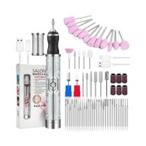 Conjunto De Lixas Elétricas Portáteis Para Manicure E Pedicure, Polimento E Remoção De Pele Para