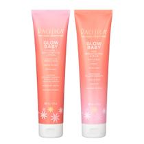 Conjunto de loção corporal e esfoliação corporal Pacifica Glow Baby Vitamin C