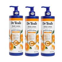 Conjunto de loção corporal para presente Dr. Teal's Vitamin C & Citrus 540ml