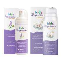 Conjunto de Loção de Magnésio e Spray para Dormir Infantil Vigority 100 ml Conjunto de Loção de Magnésio e Spray para Dormir Infantil Vigority 100 ml