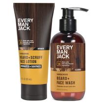 Conjunto de Loção e Sabonete Facial para Barba Every Man Jack Sândalo
