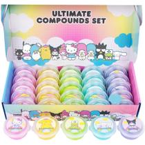 Conjunto de lodo Hello Kitty Ultimate, pacote com 25 slimes perfumados com glitter