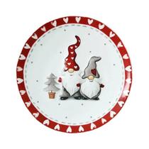 Conjunto De Louças Cerâmicas Do Papai Noel Nórdico, Prato, Talheres, Estilo Ocidental Para Arroz E