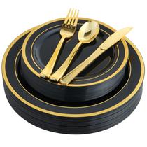 Conjunto de louças descartáveis JOLLY CHEF 125 unidades para 25 convidados