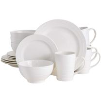 Conjunto de Louças Gibson Home Amelia Court 16 Peças - Branco Conjunto de Louças Gibson Home Amelia Court 16 Peças - Branco
