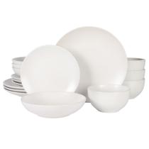 Conjunto de louças Gibson Home Queenslane 16 peças - branco Conjunto de louças Gibson Home Queenslane 16 peças - branco