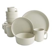 Conjunto de Louças Gibson Home Zuma - 16 Peças - Cor Creme Conjunto de Louças Gibson Home Zuma - 16 Peças - Cor Creme