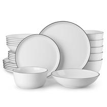 Conjunto de Louças MALACASA LEXI 24 peças Porcelana Segura para Micro-ondas Conjunto de Louças MALACASA LEXI 24 peças Porcelana Segura para Micro-ondas