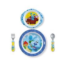 Conjunto de Louças NUK Blue's Clues Infantil - Sem BPA - Com Colher