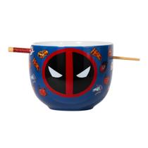 Conjunto de louças Ramen Silver Buffalo Marvel Deadpool Iconografia