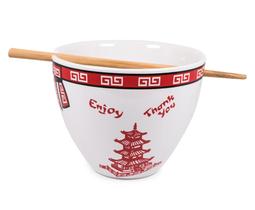 Conjunto de louças Toynk Bowl Bop Chinese Takeout Box Inspired