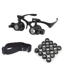 Conjunto de lupas Beileshi Watch Repair com luz LED Conjunto de lupas Beileshi Watch Repair com luz LED