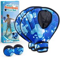 Conjunto de Luvas de Beisebol Aquáticas Ajustáveis Ayeboovi Azul Conjunto de Luvas de Beisebol Aquáticas Ajustáveis Ayeboovi Azul