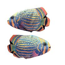 Conjunto de luvas de forno Deep Sea Fish, algodão resistente ao calor x2 Conjunto de luvas de forno Deep Sea Fish, algodão resistente ao calor x2