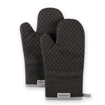Conjunto de luvas de forno KitchenAid Asteroid Black 7x12,5 cm 2 peças