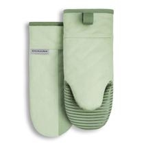 Conjunto de luvas de forno KitchenAid Beacon bicolor antiderrapante verde pistachie/grafite