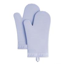 Conjunto de luvas de forno KitchenAid com nervuras, silicone macio, lavanda, 2 peças