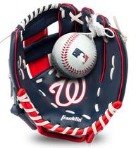 Conjunto de luvas e bolas de teeball Franklin Sports MLB 9.5 Kids Conjunto de luvas e bolas de teeball Franklin Sports MLB 9.5 Kids