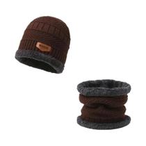 Conjunto De Luvas E Cachecol Para Homens E Mulheres, Com Tela Sensível Ao Toque, À Prova De Vento,