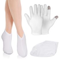 Conjunto de luvas e meias hidratantes Sibba para tratamento de eczema