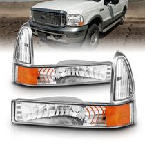 Conjunto de Luzes de Seta do Para-choque Dianteiro AmeriLite Ford Excursion Conjunto de Luzes de Seta do Para-choque Dianteiro AmeriLite Ford Excursion