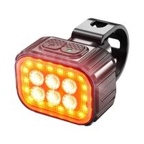 Conjunto De Luzes LED À Prova d'Água Para Bicicleta, Farol Dianteiro E Luz Traseira Com Carregamento