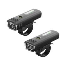 Conjunto De Luzes LED Para Bicicleta Recarregáveis Por USB 1000LM Com Sensor Inteligente, Luzes De