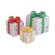 Conjunto De Luzes LED Para Caixa De Presente De Natal, Alimentado Por Bateria, Decoração Festiva