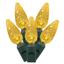 Conjunto de luzes LED Vickerman 100 Light C6 Yellow Lights Conjunto de luzes LED Vickerman 100 Light C6 Yellow Lights